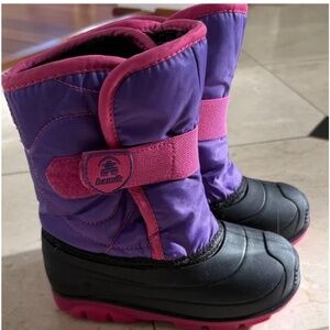Kamik Kids' Purple and Pink Snow Boots New without tags size kids 9